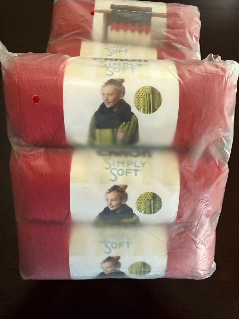 Caron Simply Soft Yarn - Red